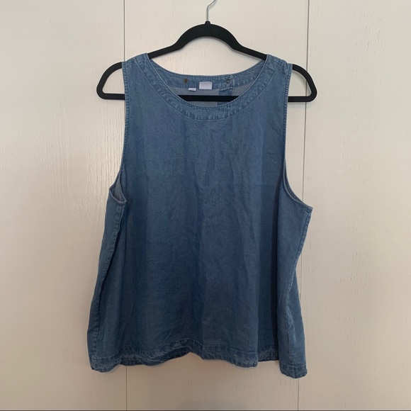 GAP Tops - GAP Chambray Tank